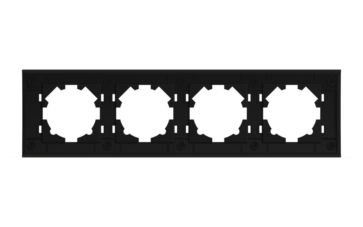 Рамка четырехместная ELBI Zena Platin 500-073700-228