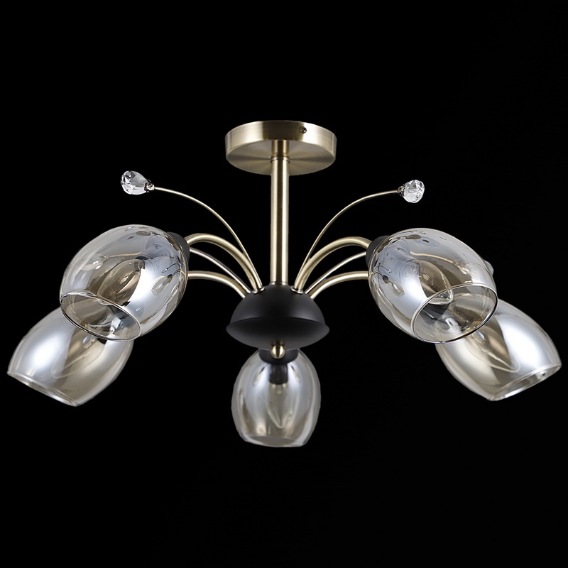 Люстра на штанге Illumico IL9737-5CSQ-29 BK AB