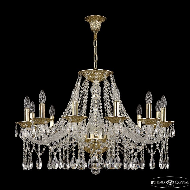 Подвесная люстра Bohemia Ivele Crystal 16213/12/300 G