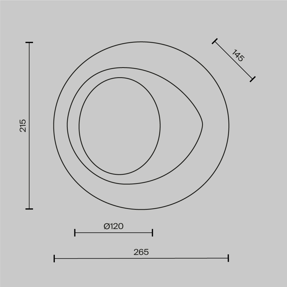 Настенный светильник Maytoni Lulua MOD435WL-01W