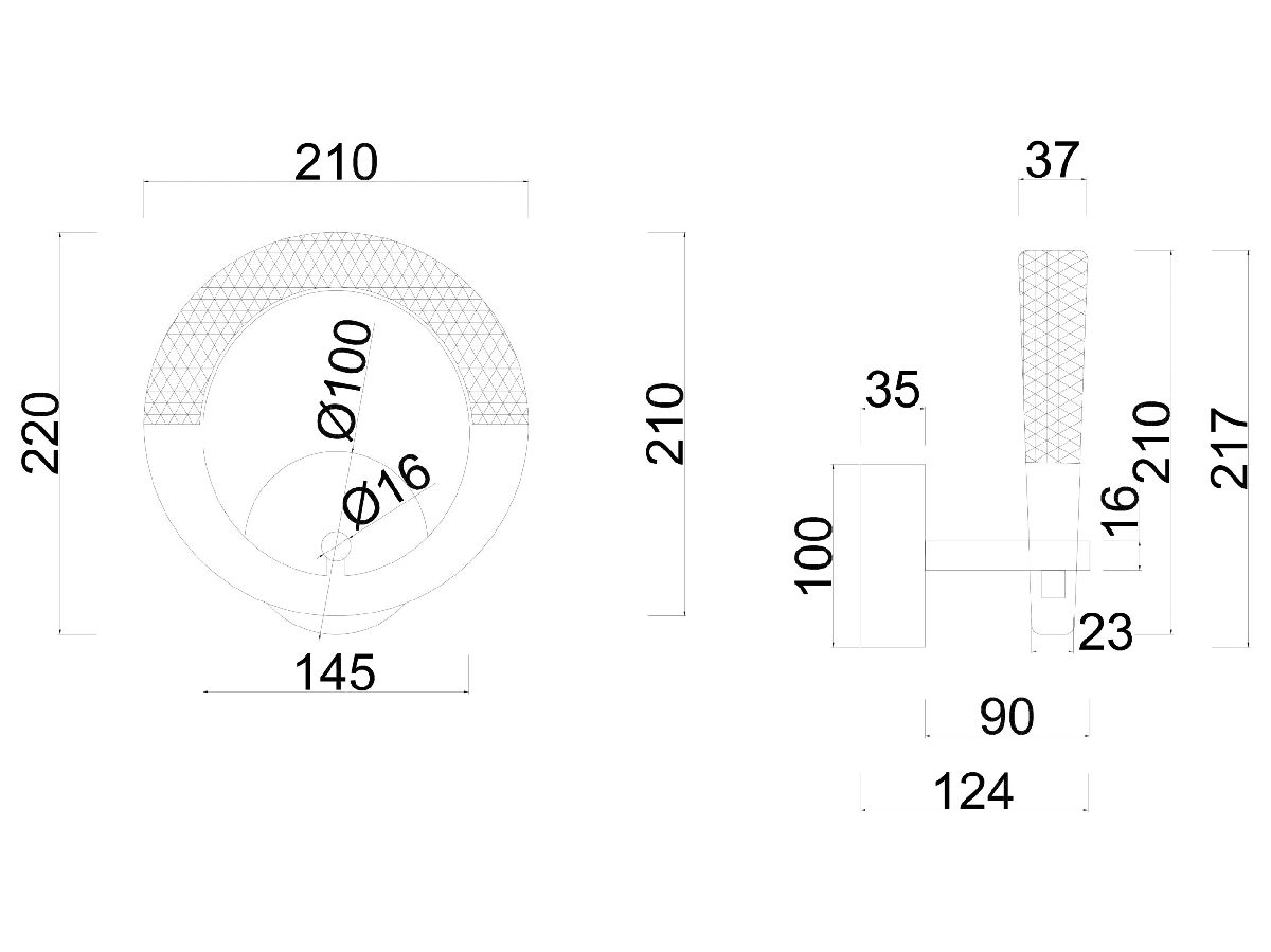 Настенный светильник Arte Lamp Montana A7777AP-1GO