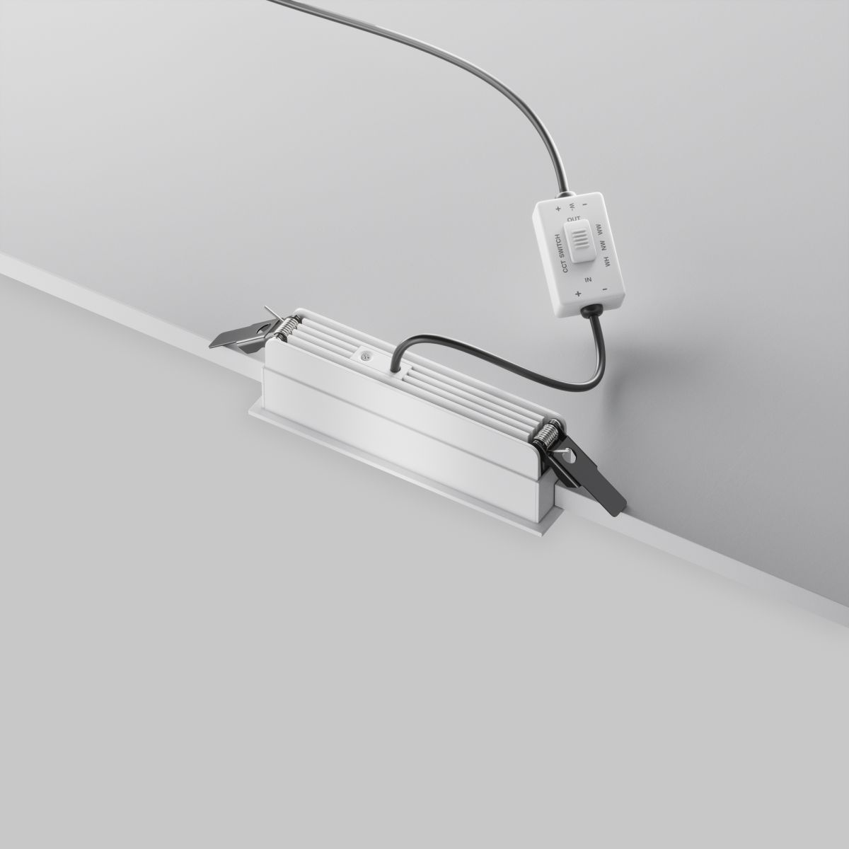 Встраиваемый светильник Maytoni Parete DL100-6W2.7-3-4K-W