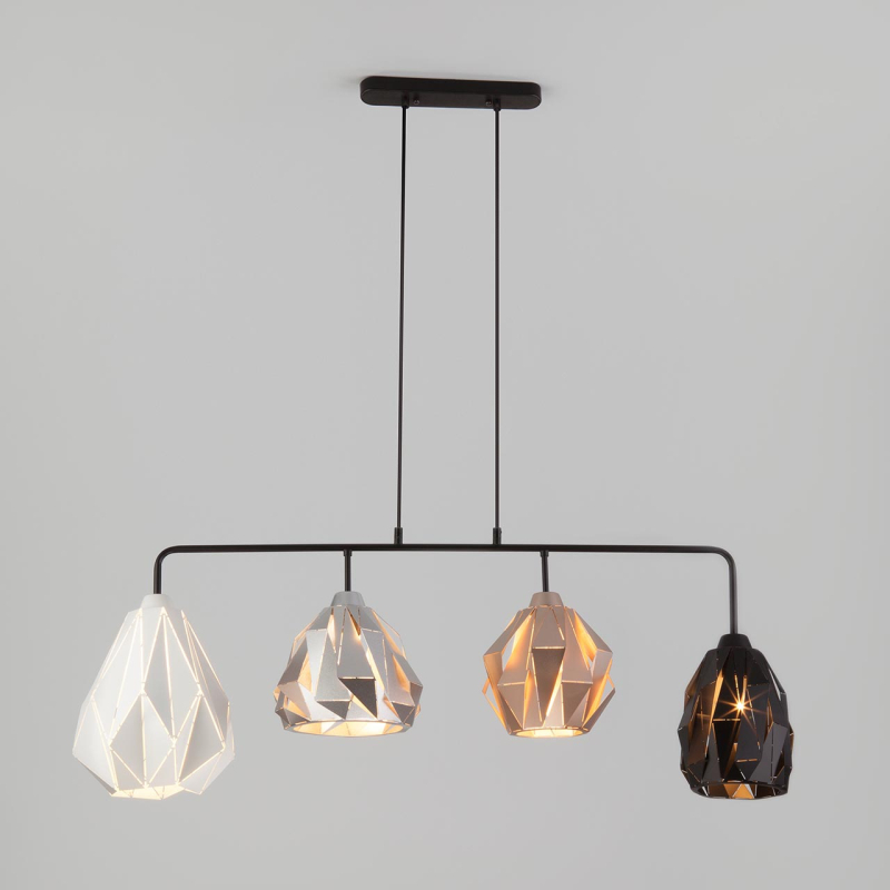 Подвесная люстра Eurosvet Moire 50084/4 черный