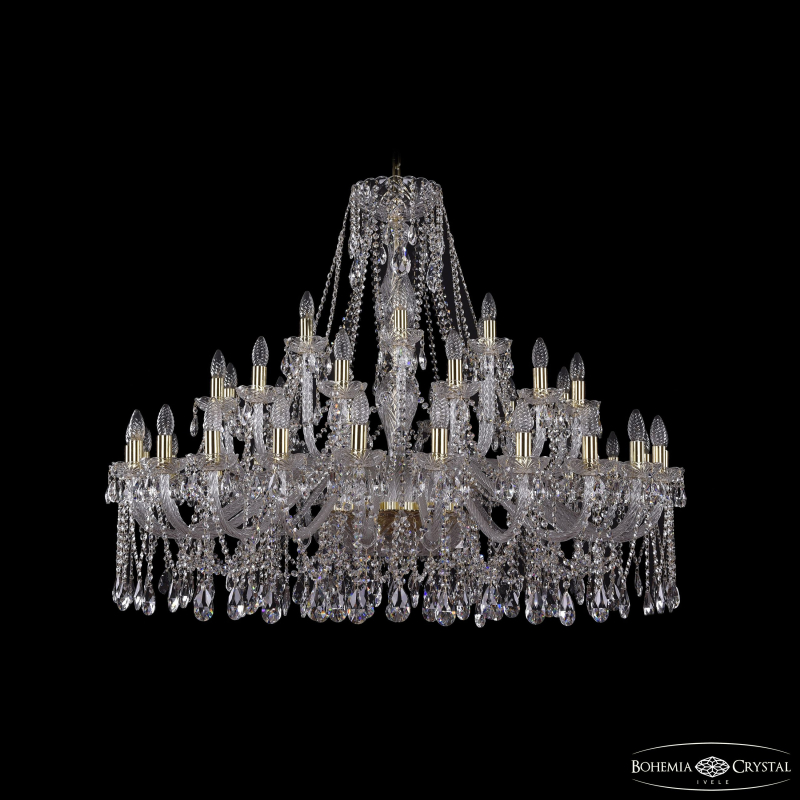 Подвесная люстра Bohemia Ivele Crystal 1413/24+12+6/460 G