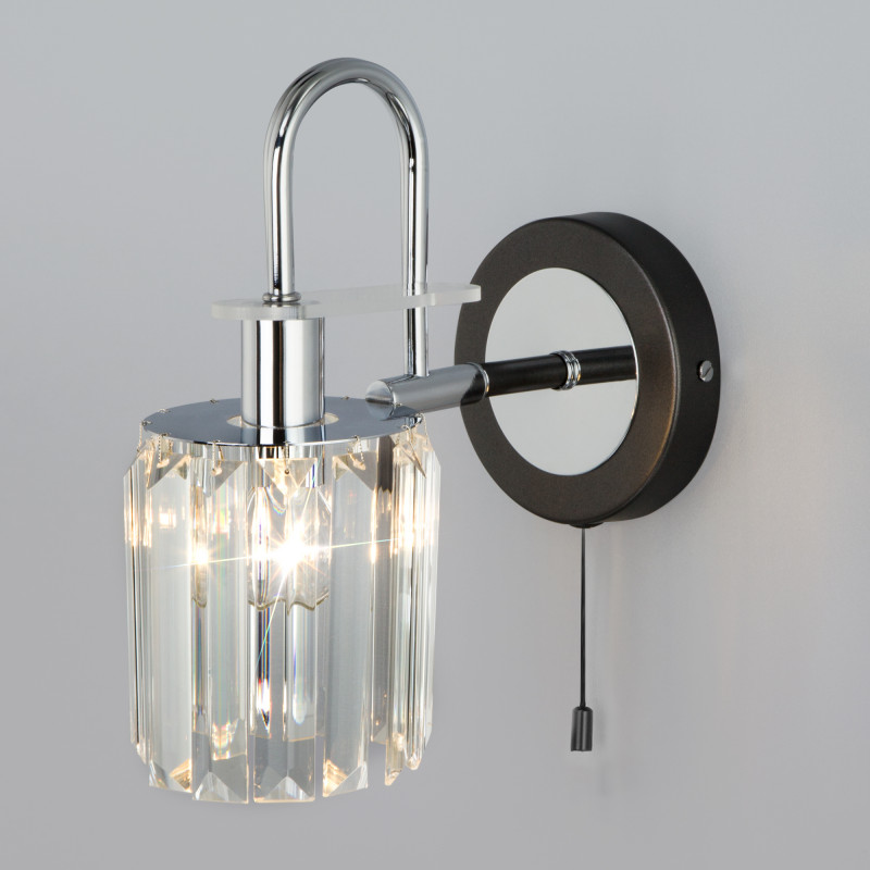 Прозрачное бра Eurosvet 70090/1 графит