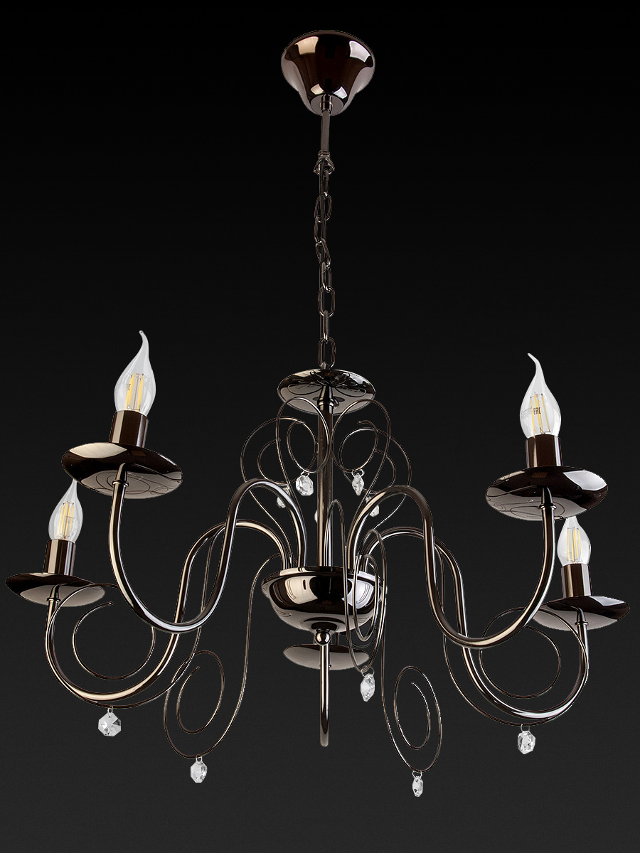 Подвесная люстра Toplight Sylvia TL6040D-05BC