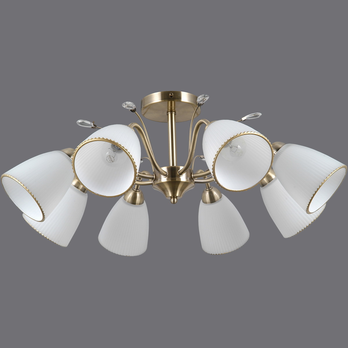 Люстра на штанге Illumico IL0308-8CSQ-29 AB