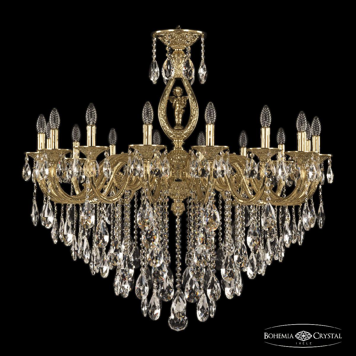 Подвесная люстра Bohemia Ivele Crystal Florence 71401/16/360 B G FA10B