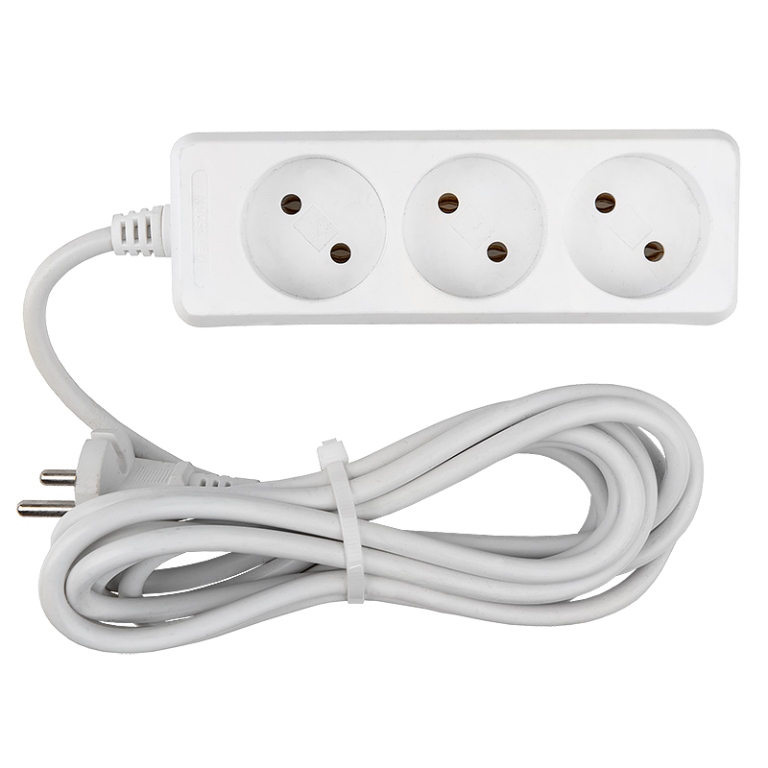 Удлинитель бытовой General GES-10-2x075-3-3m 470013