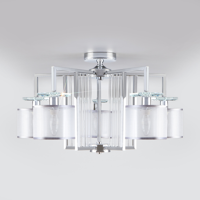 Потолочная люстра Eurosvet Fargo 60123/5 хром Smart (60108/5)