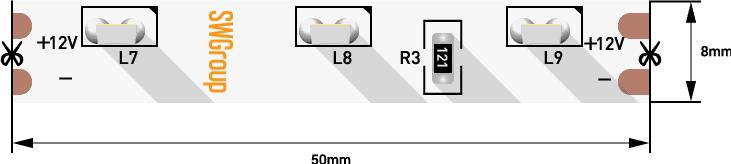 Светодиодная лента SWG SWG31560-12-4.8-W 002200
