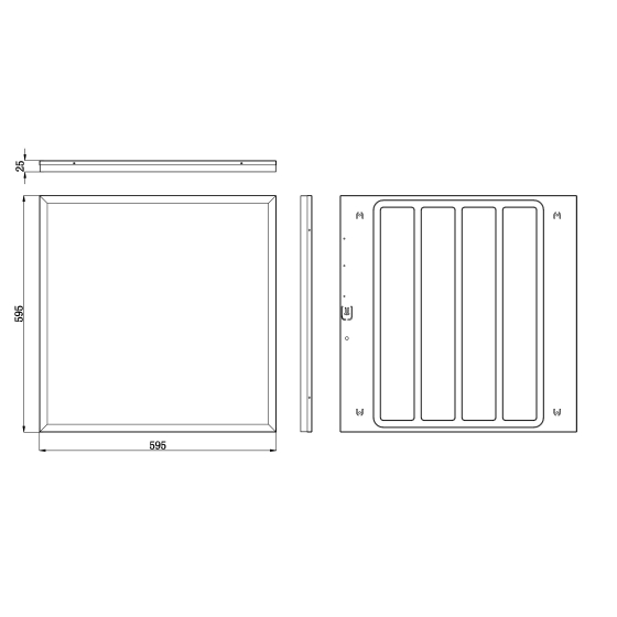 Светодиодная панель Эра SPO-1-40-5K-M [4] Б0063028
