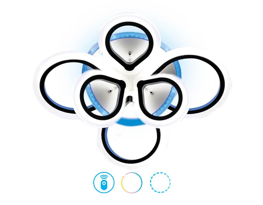 Потолочная светодиодная люстра Ambrella Light Acrylica Original FA521