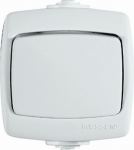 Выключатель 1-клавишный Schneider Electric Рондо VA66-102B-BI