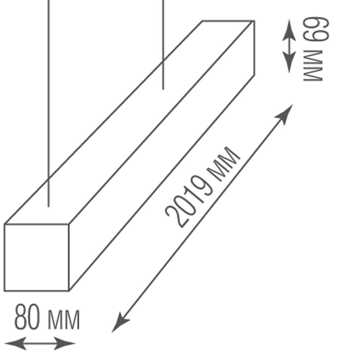 Подвесной светильник Donolux Decoled DL18516S200WW80L5 D4