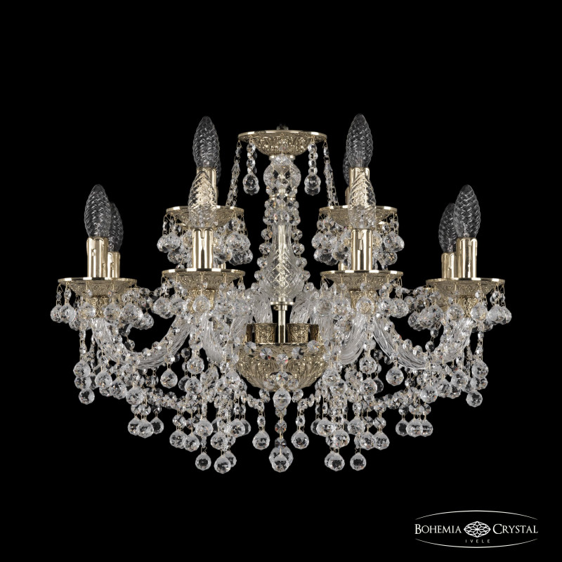 Подвесная люстра Bohemia Ivele Crystal 16109/8+4/195 G