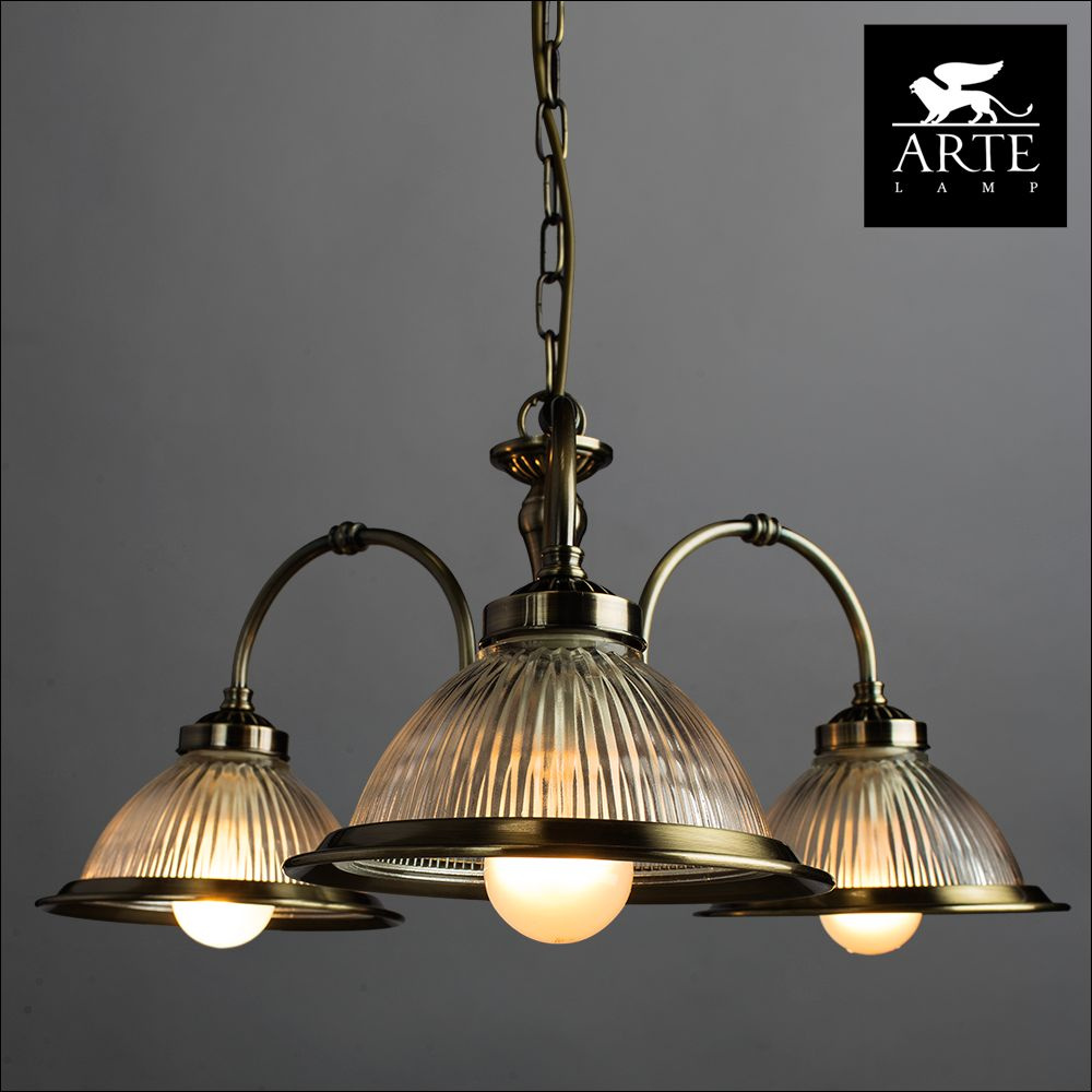 Подвесная люстра Arte Lamp American Diner A9366LM-3AB