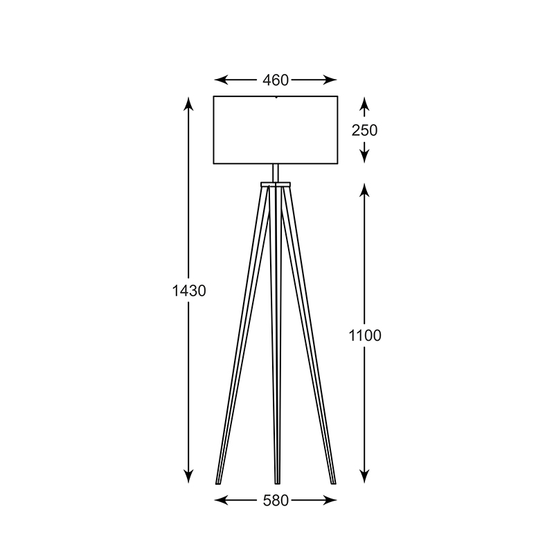 Торшер Zumaline MARESCA TS-170429F-WH