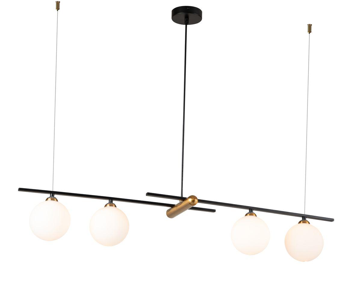 Подвесная люстра Indigo Opaco 11015/4P Black V000153