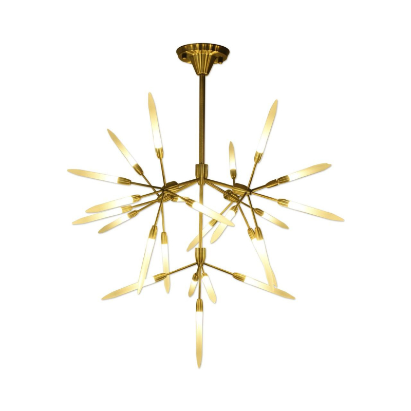 Подвесная светодиодная люстра Kink Light Мальва 07655