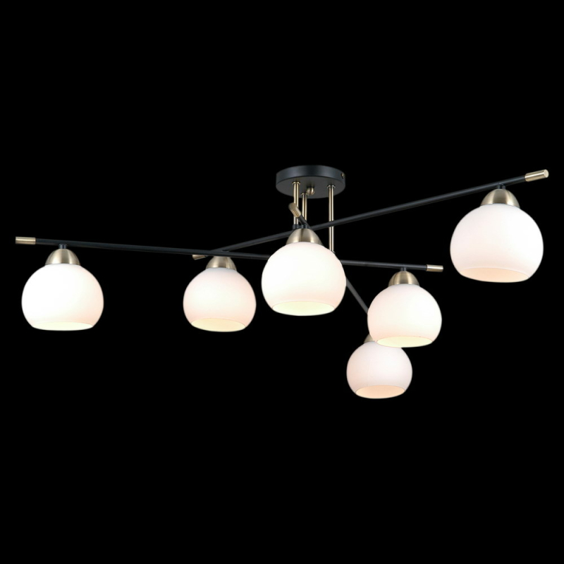 Люстра на штанге Illumico IL0446-6CSQ-79 BK