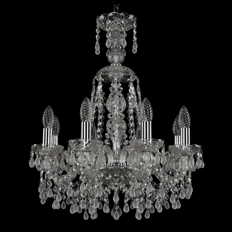 Подвесная люстра Bohemia Ivele 1410/8/160/XL-60/Ni/V0300