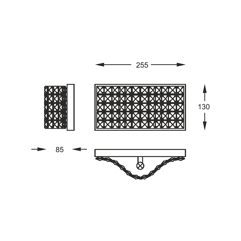 Бра Zumaline JASMINE W0246-01A-B5AC