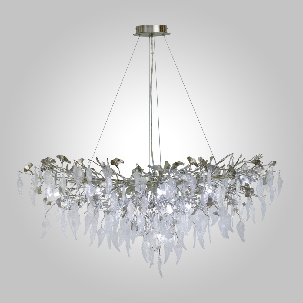 Подвесная люстра флористика AM Group WOODSTAR L1200 SN