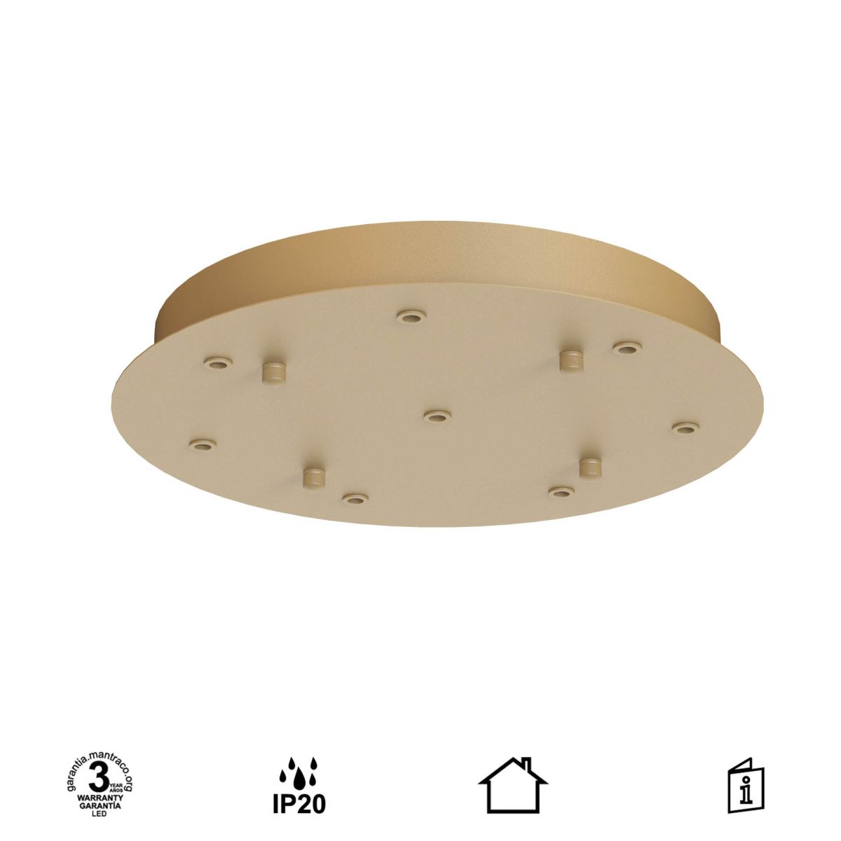 Основание потолочное 8L Mantra Modular Light Florones 9368