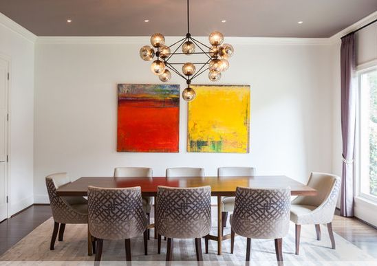 Люстра на штанге Delight Collection Modo 8916P/15 black/cognac