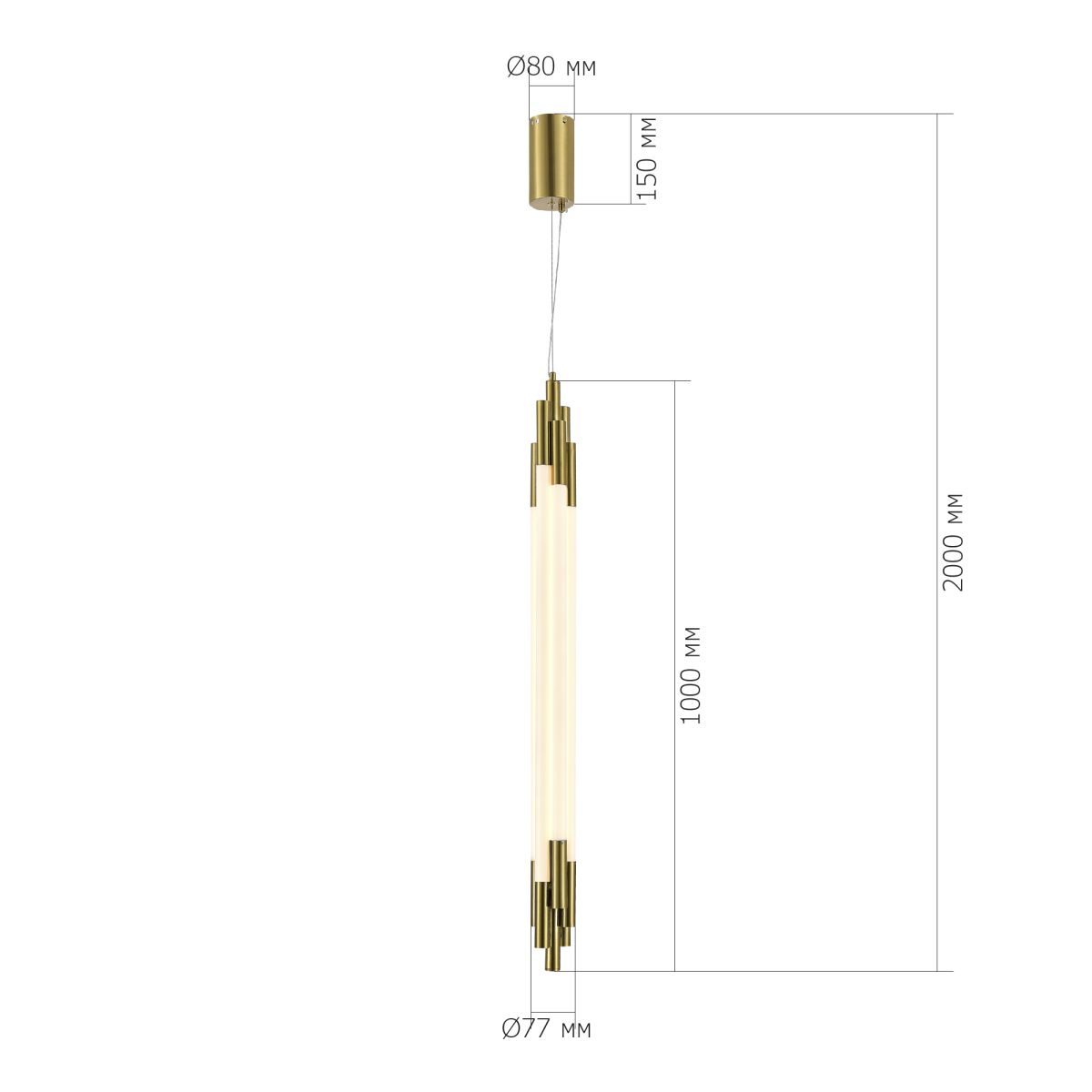 Подвесной светильник ST Luce Dallamos SL6237.303.38