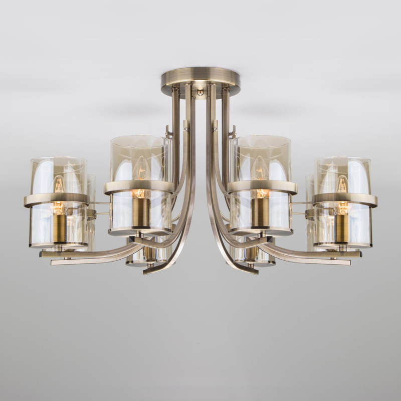 Потолочная люстра Eurosvet Coppa 60085/8 античная бронза