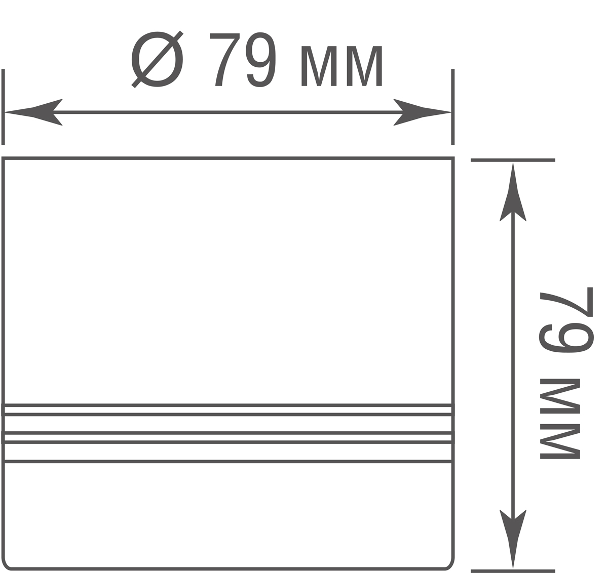 Накладной светильник Donolux Barell DL18482R9N1W