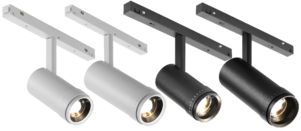 Трековый магнитный светильник iLedex Vision ZOOM 4822-020-D47-10W-10/60DG-4000K-WH