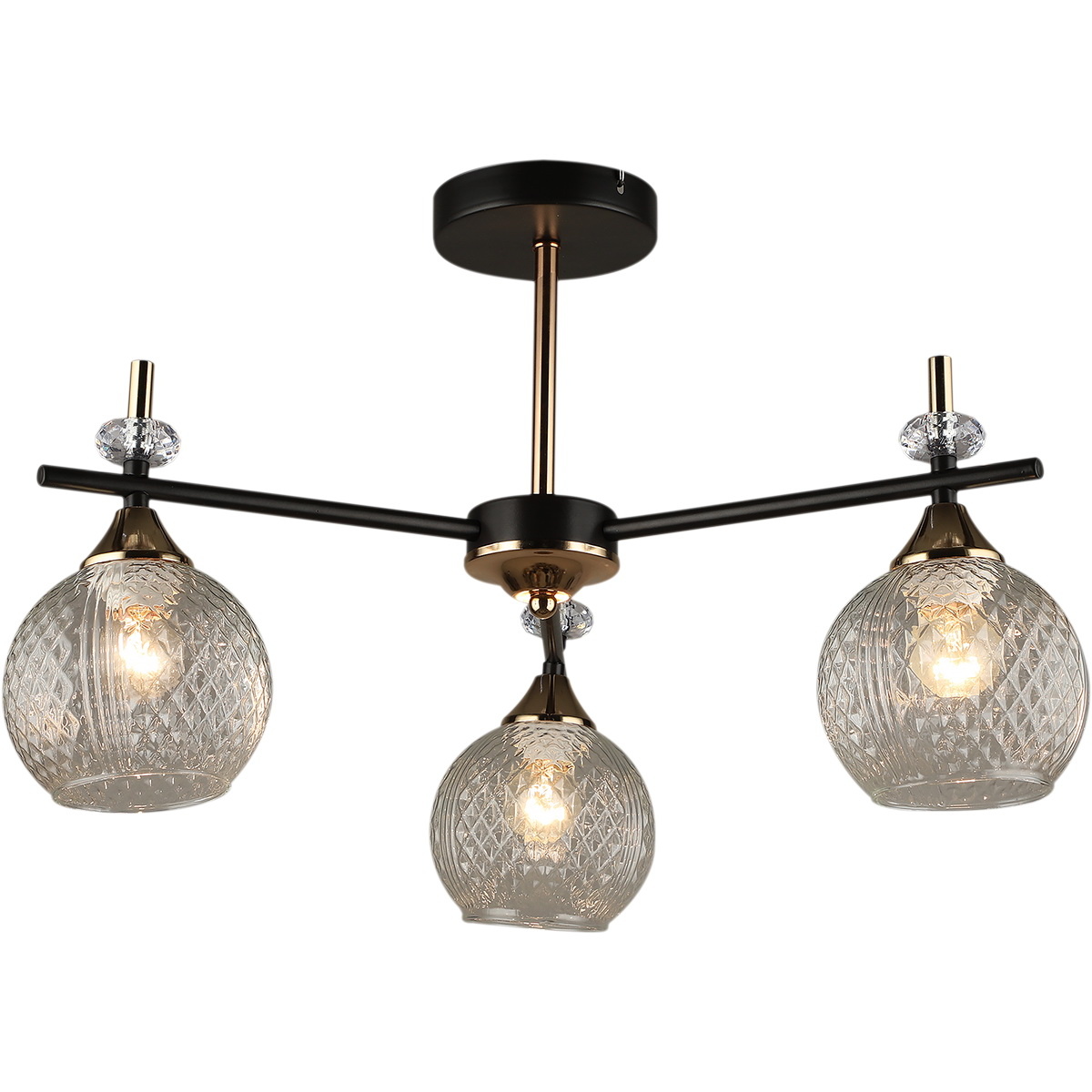 Люстра на штанге Reluce 04892-0.3-03 COFFEE+FGD