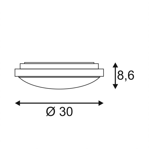 Потолочный светодиодный светильник SLV Marona 155156