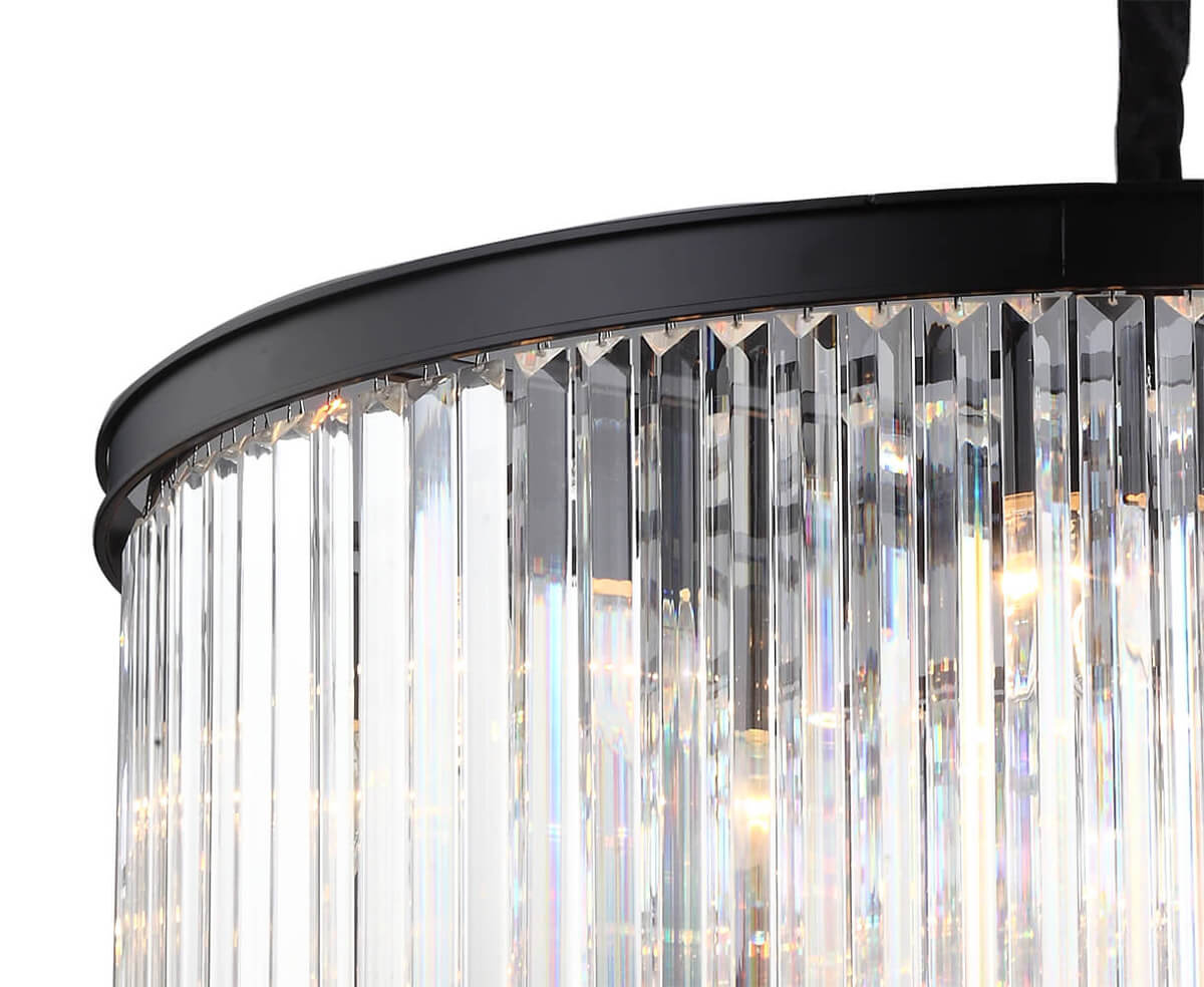 Подвесная люстра Lumien Hall Рейн 0014/8P-BK