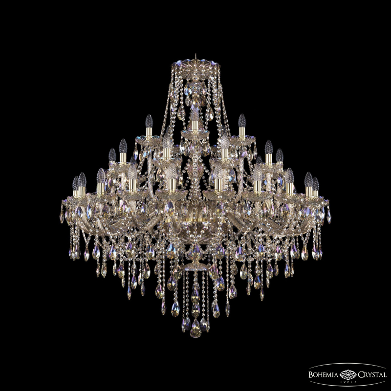 Подвесная люстра Bohemia Ivele Crystal 1415/20+10+5/400 G M801