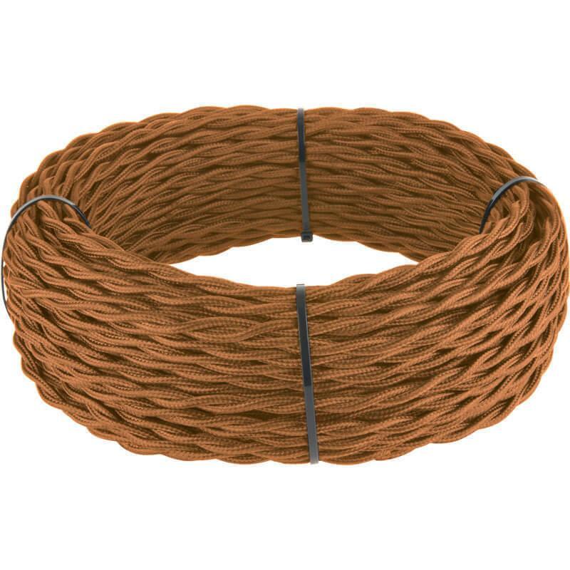 Ретро кабель Werkel витой двухжильный 1,5 мм медный 4690389131059