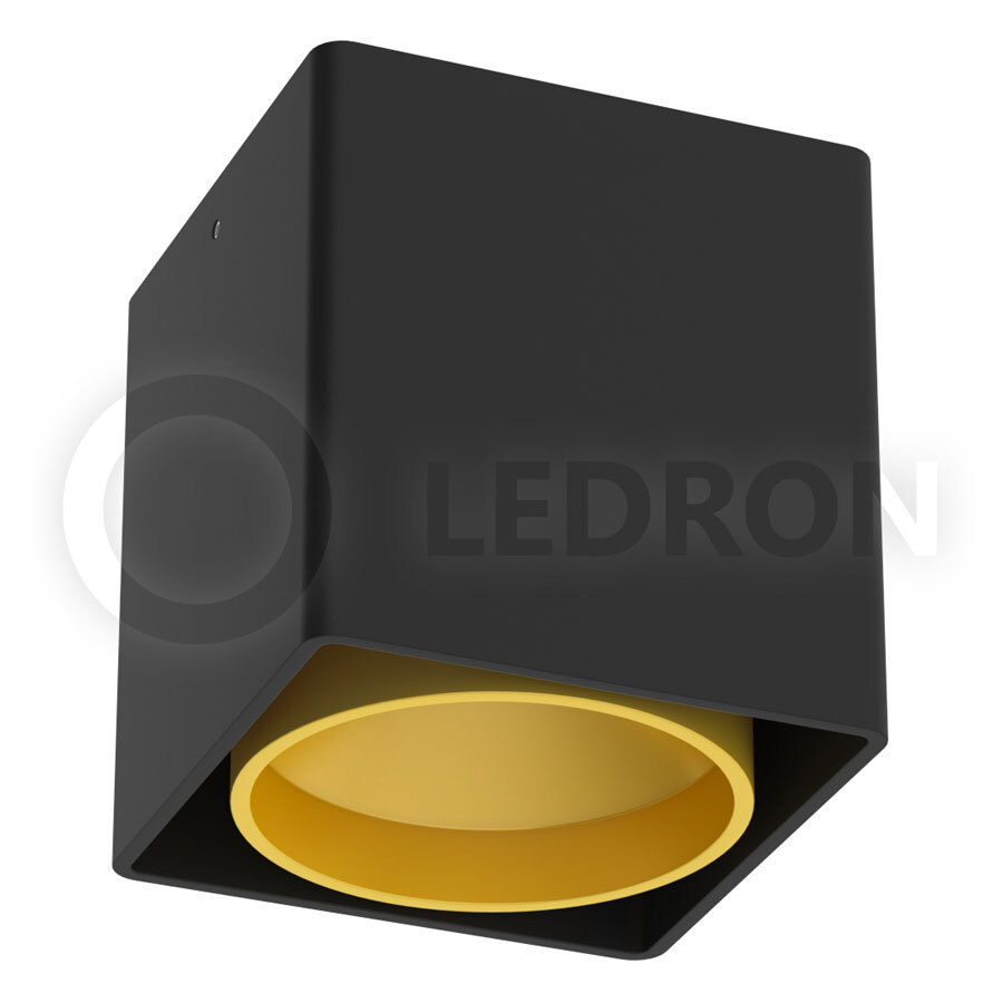 Накладной светильник Ledron KEA ED GU10 Black-Gold 00000014631