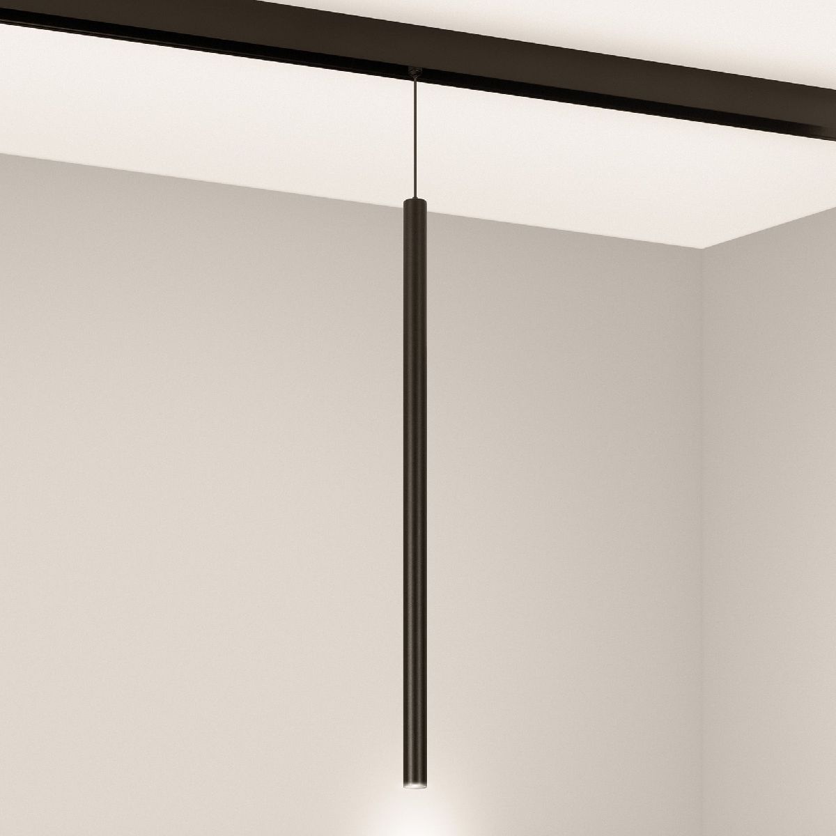 Трековый магнитный светильник Arlight MAG-ORIENT-SPOT-HANG-L500-R20-3W Warm3000 (BK, 20 deg, 48V) 046897