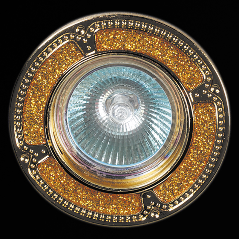 Встраиваемый светильник Reluce 01019-9.0-001AK MR16 SG+GD