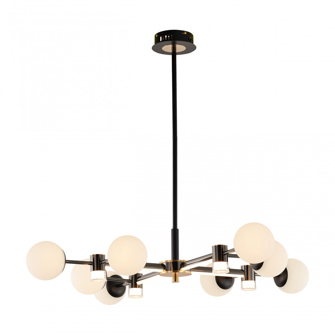 Подвесной светильник Arte Milano Ferrara 277010/8 BK/GD