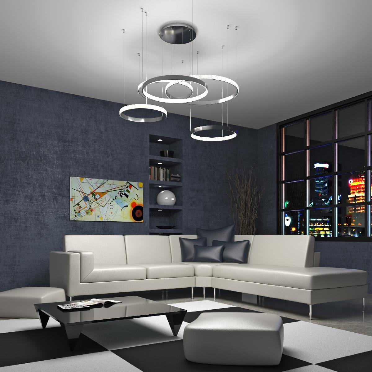 Подвесная люстра Eurosvet Posh 90275/5 хром Smart