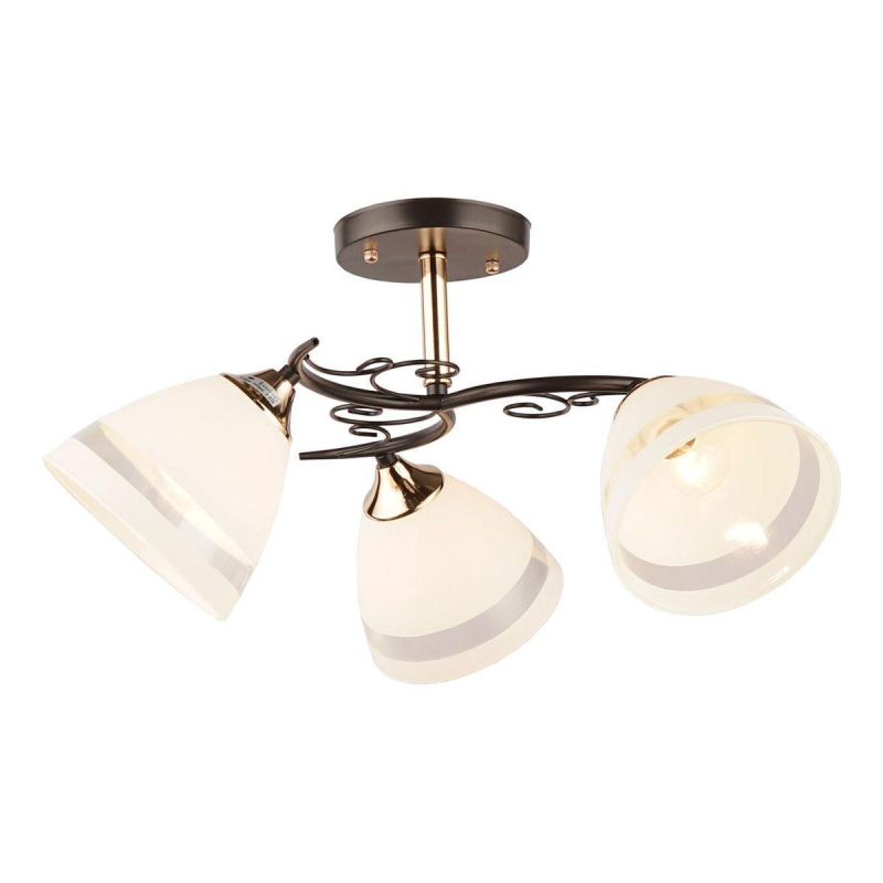 Люстра на штанге IMEX MD.3202-3-S BK+FGD