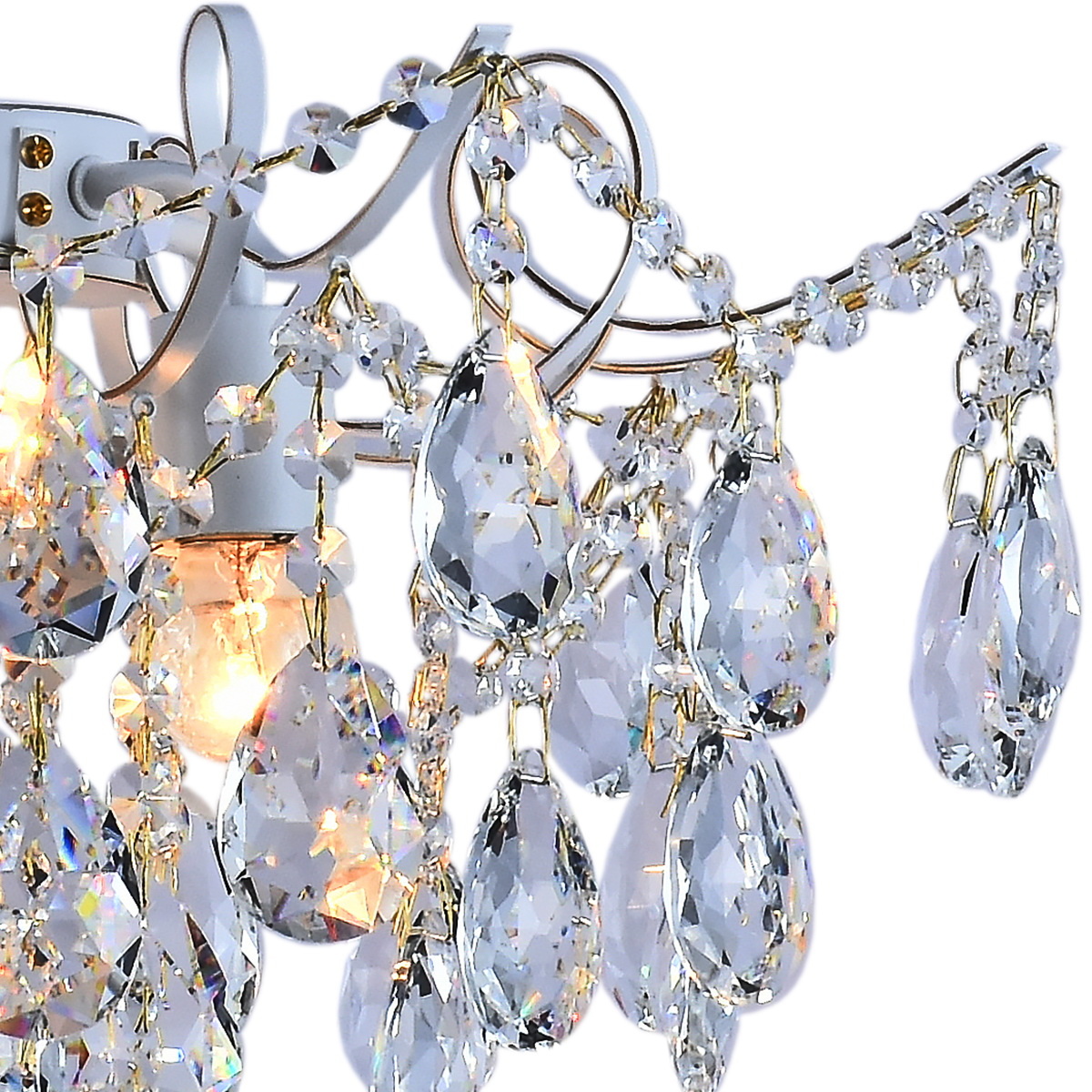 Люстра на штанге Reluce 04058-0.3-04 WH+GOLD PN