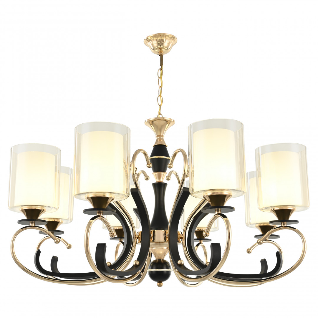 Подвесная люстра Arte Milano Florentia 302237/8 Bk/Gd