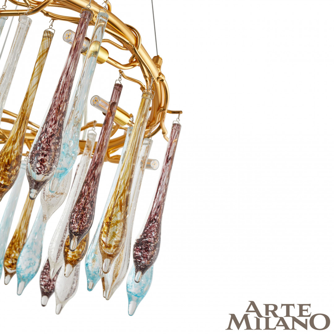 Подвесная люстра Arte Milano 500.D800.H350.G9.10 G