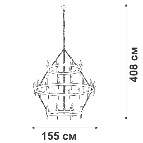 Подвесная люстра Vitaluce V1872-7/16+8+8