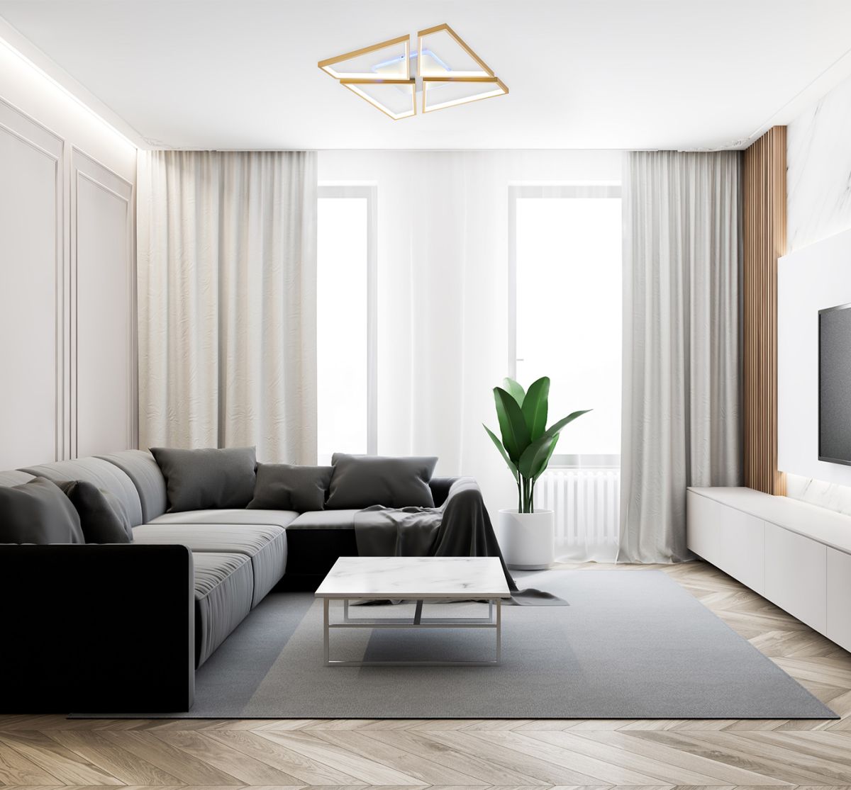 Потолочный светильник Escada Denise 10245/4LED BL